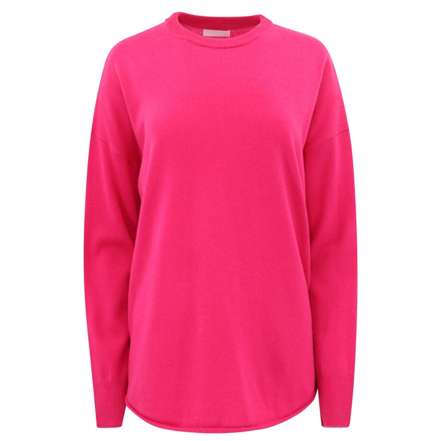 Clothing Sablyn | Marjorie Cashmere Pullover Lipstick
