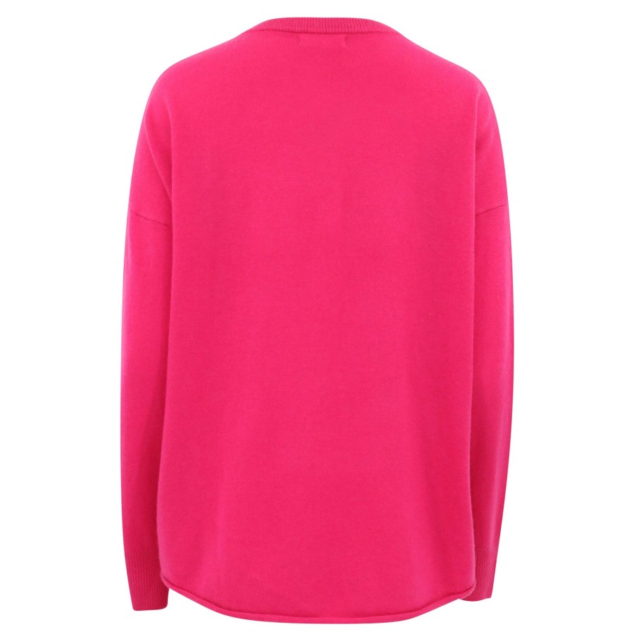 Clothing Sablyn | Marjorie Cashmere Pullover Lipstick