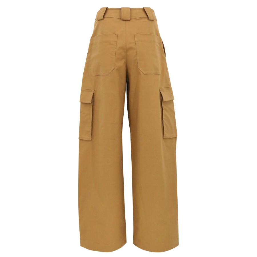 Clothing A.L.C. | Brie Wide Leg Cargo Pant Dark Butterscotch