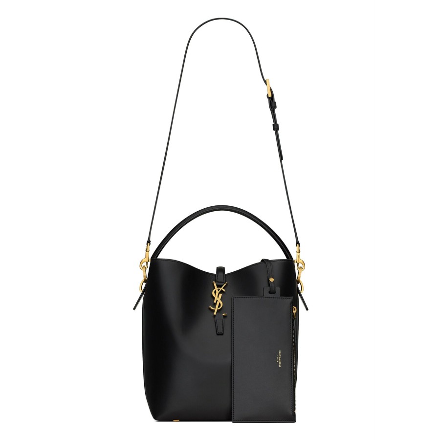 Handbags Saint Laurent | Le 37 Bucket Bag New Vert Fonce (Out Of Stock)