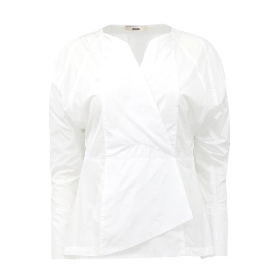 Clothing Odeeh | Taffeta Blouse White