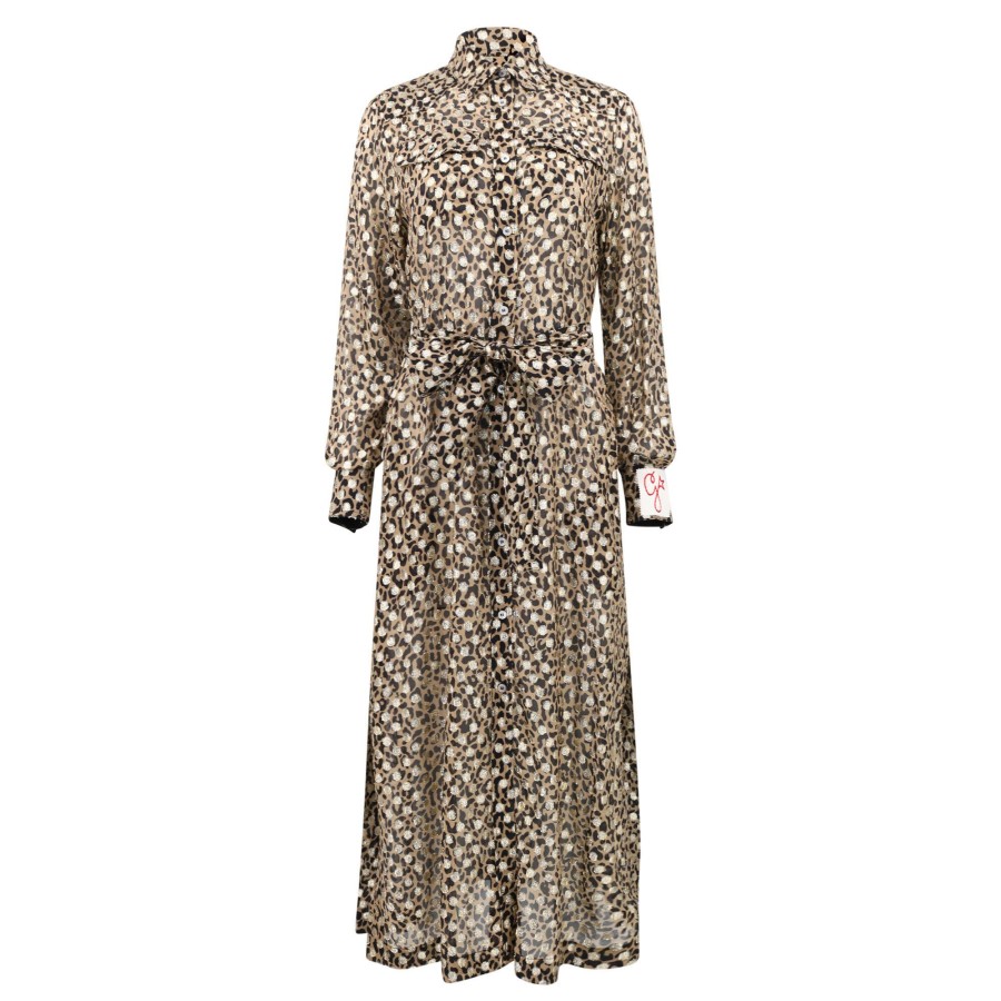 Clothing Golden Goose | Animal Print Shirt Dress Leopard