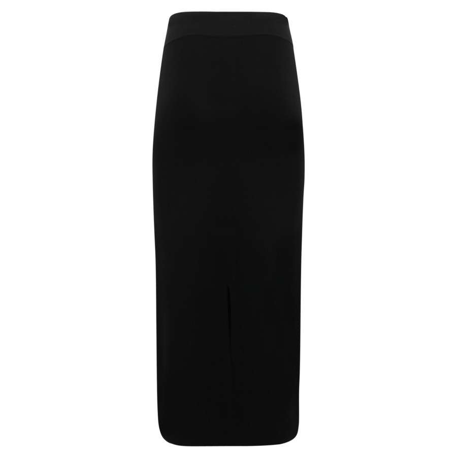 Clothing Twp | Knit Maxi Skirt Black