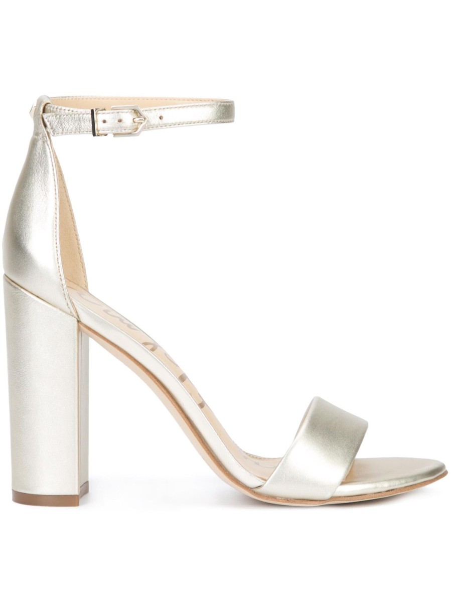 Shoes Sam Edelman | Yaro Block Heel Sandal Royale Gold