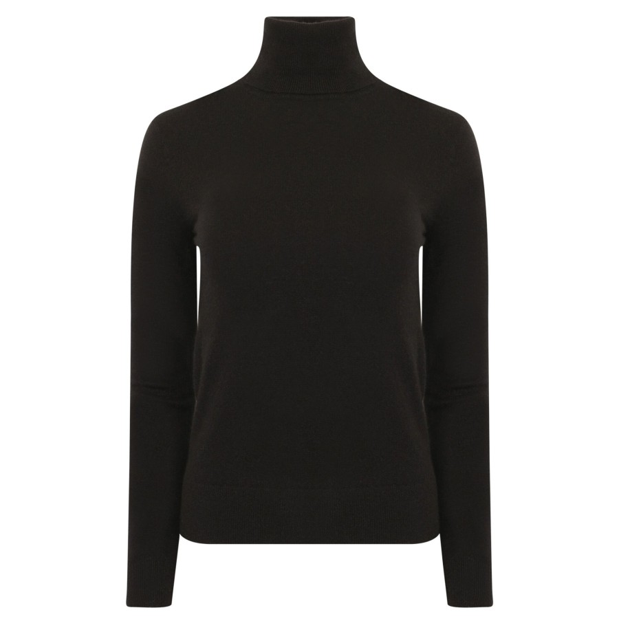 Clothing Polo Ralph Lauren | Cashmere Long Sleeve Pullover Black