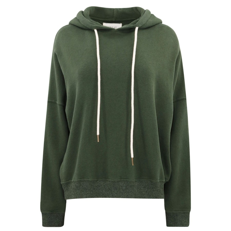Clothing The Great | The Teammate Hoodie Overdye Cypress