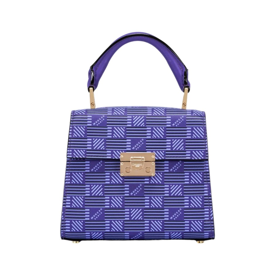 Handbags Moreau | Mune Canvas Bag Red/Champagne