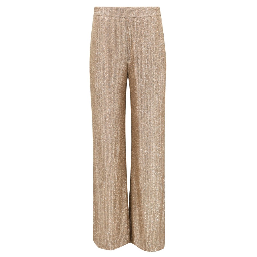 Clothing Trina Turk | Atarashii Pant Royale Gold