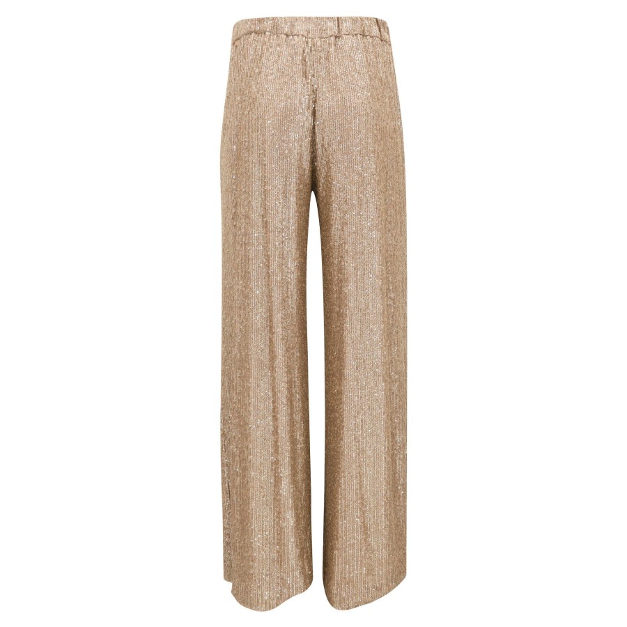 Clothing Trina Turk | Atarashii Pant Royale Gold
