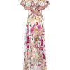 Clothing Camilla | Frill Sleeve Long Dress Destiny Calling