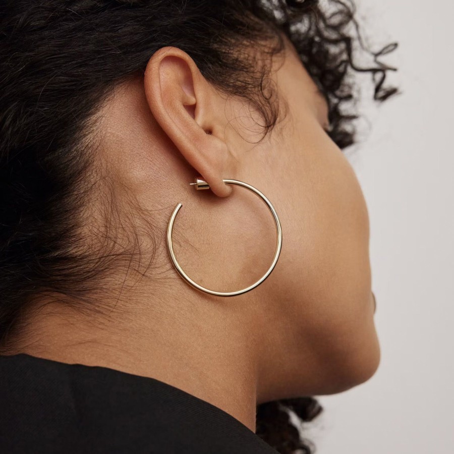 Jewelry Jennifer Fisher | Thready Baby Hoops Gold
