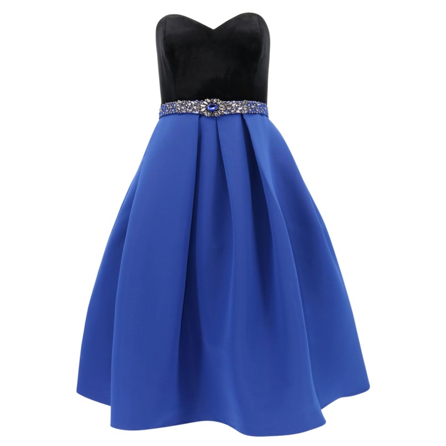 Clothing Sachin & Babi | Siobhan Gown Black/Cobalt