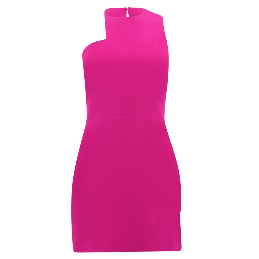 Clothing Amanda Uprichard | Briggs Dress Dark Hot Pink