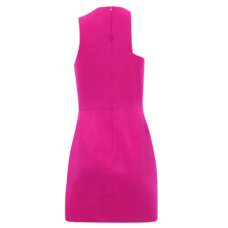 Clothing Amanda Uprichard | Briggs Dress Dark Hot Pink