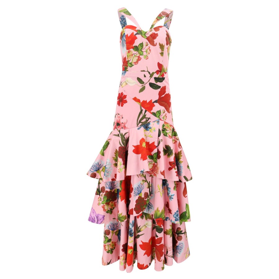 Clothing Mestiza | Victoria Convertible Gown Pink Garden