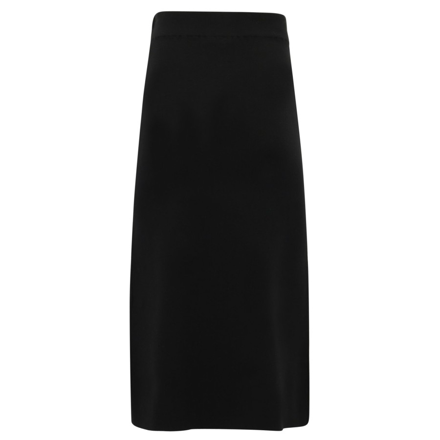 Clothing A.L.C. | Natalia Zip Front Sweater Skirt Black