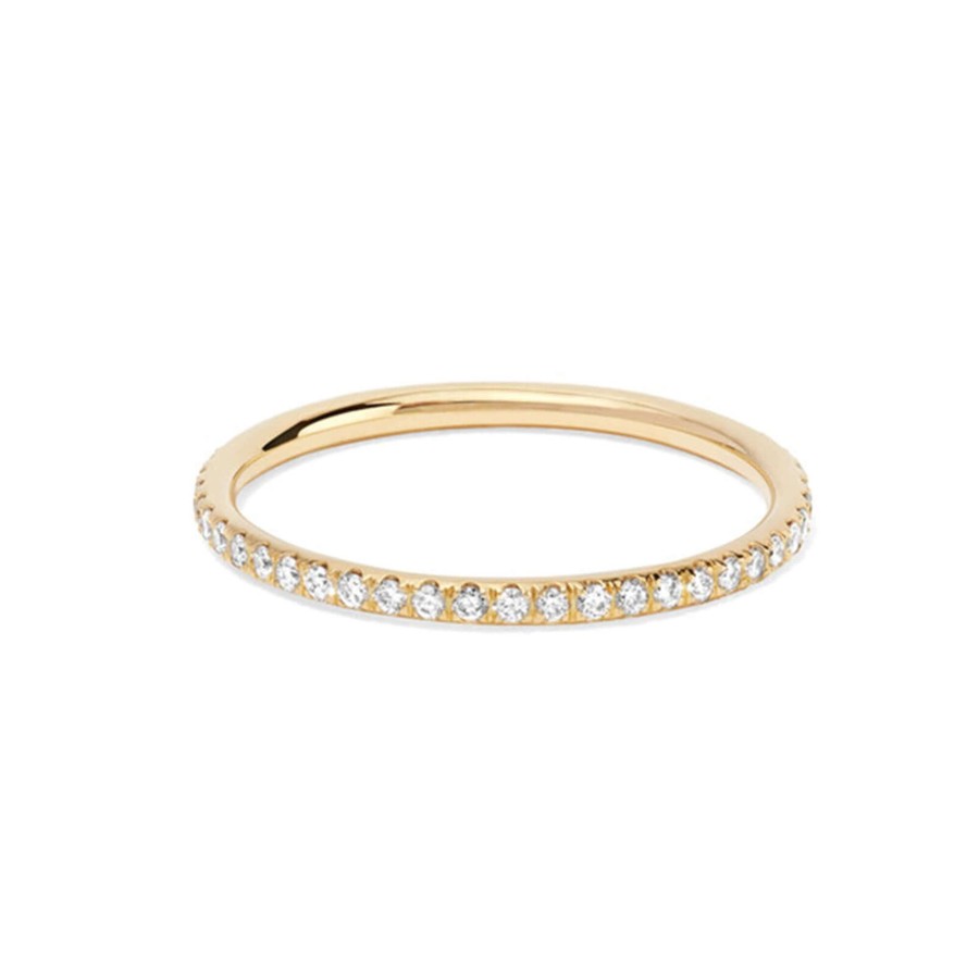 Jewelry Ileana Makri | Yellow Gold Thread Band .28Ct