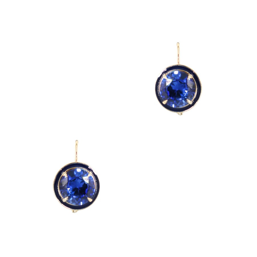 Jewelry Alison Lou | Round Cocktail Drops Blue