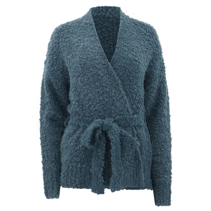 Clothing Odeeh | Alpaca Boucle Cardigan Green