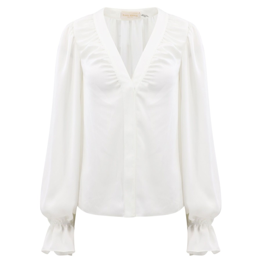 Clothing Ramy Brook | Eloise Blouse Ivory