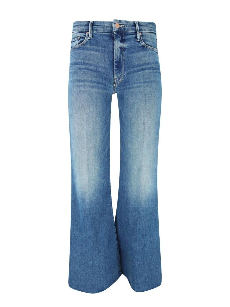 Clothing Mother | The Roller Fray Wide Leg Jeans Ridingth
