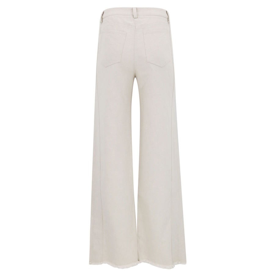 Clothing Twp | Puddle Relaxed Jeans Natural
