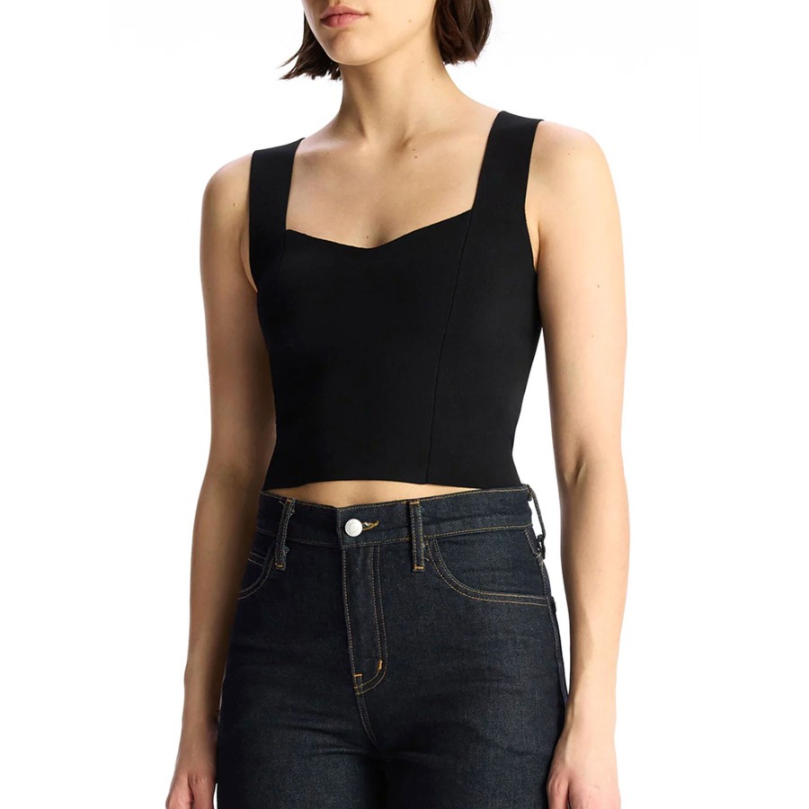Clothing A.L.C. | Jordana Knit Top Black