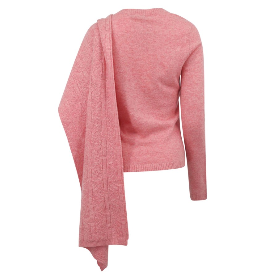 Clothing Hellessy | Colt Cashmere Sweater With Shoulder Scarf Coraline