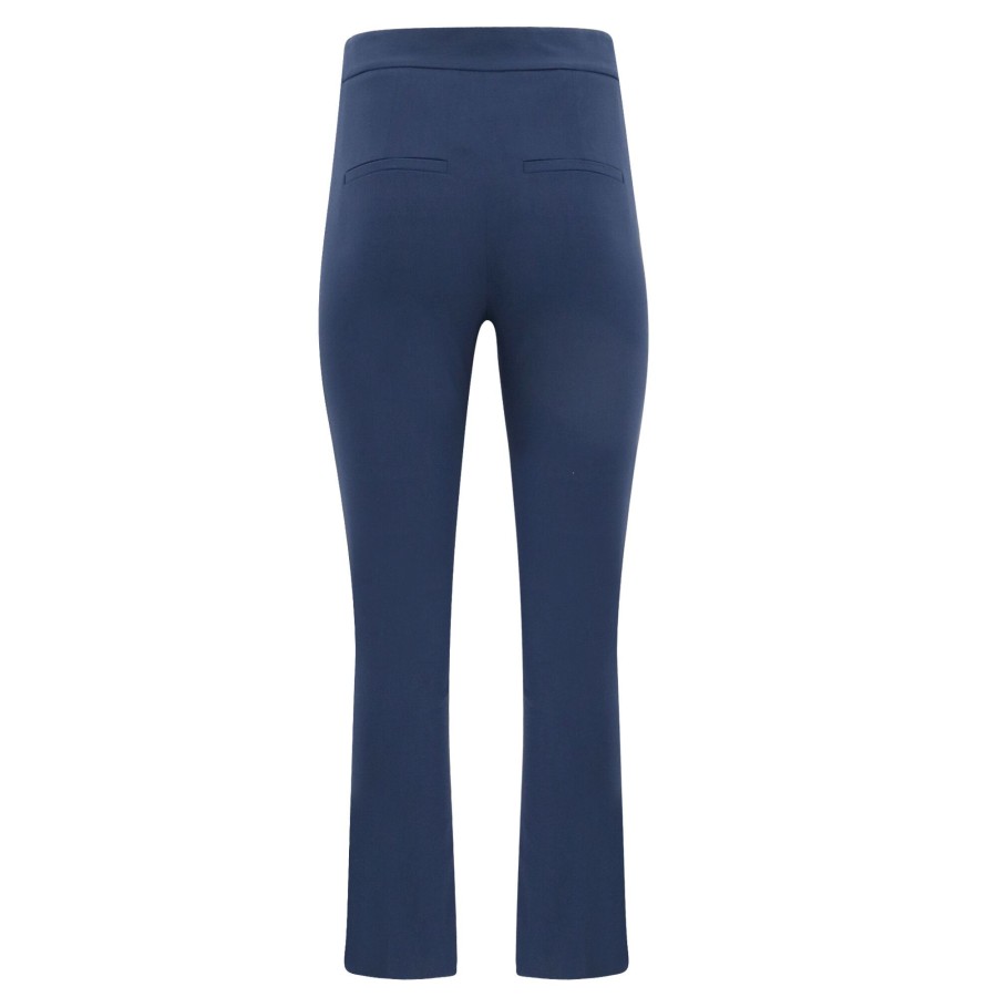 Clothing Veronica Beard | Dell Pin-Tucked Pant Marine