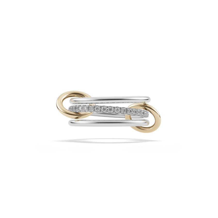 Jewelry Spinelli Kilcollin | Sonny Sg Gris Stack Ring 0.5Ct (Out Of Stock)