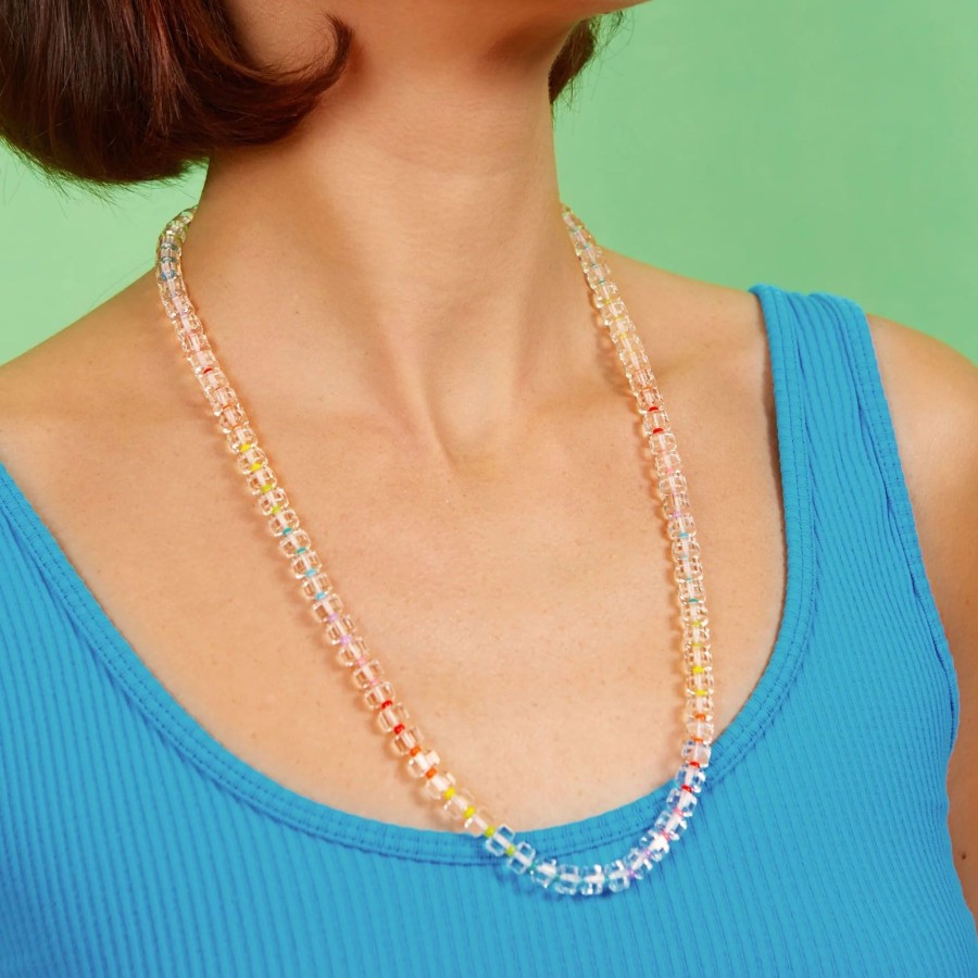Jewelry Bea Bongiasca | Full Spectrum Long Beaded Necklace Multi