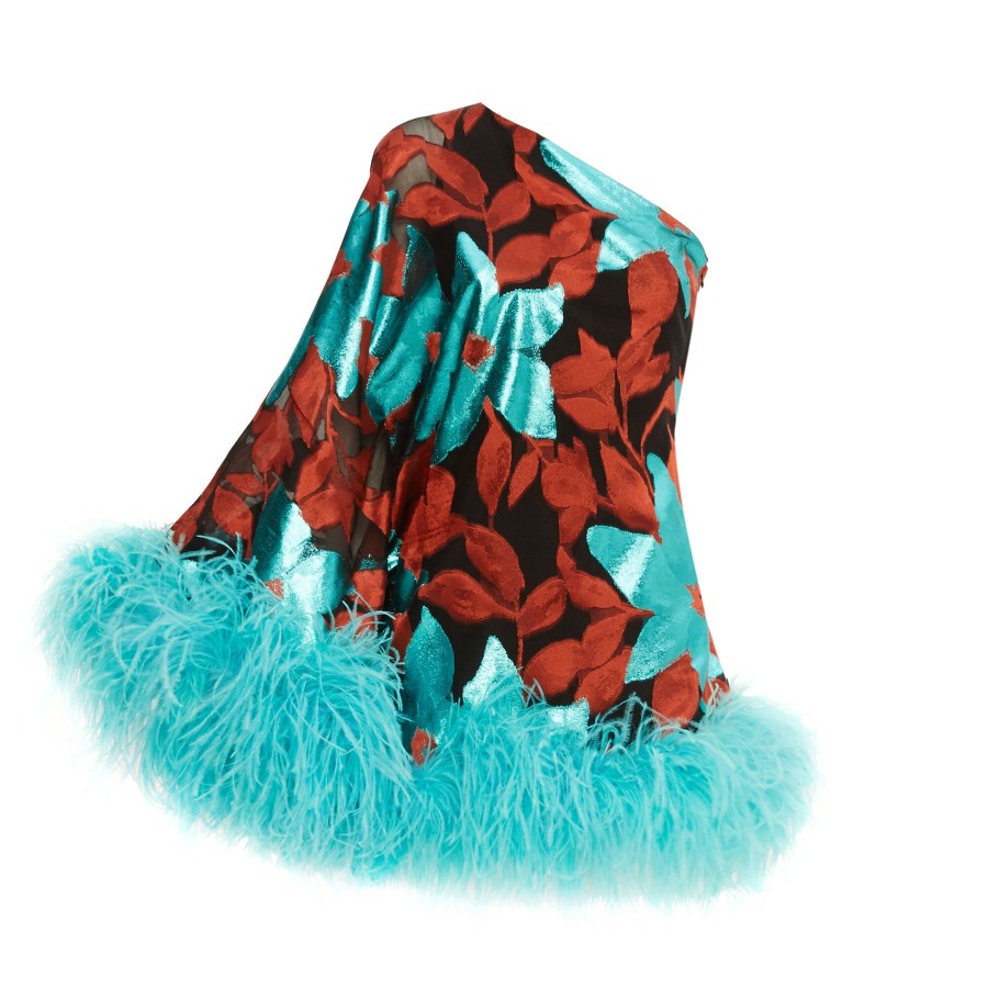 Clothing Taller Marmo | Piccolo Ubud Santa Barbara Dress Copper/Turquoise