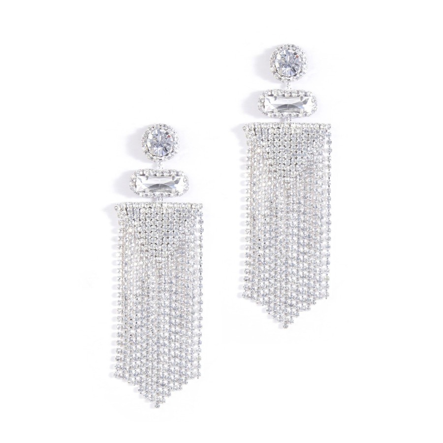 Jewelry Deepa Gurnani | Anvi Earrings Sapphire