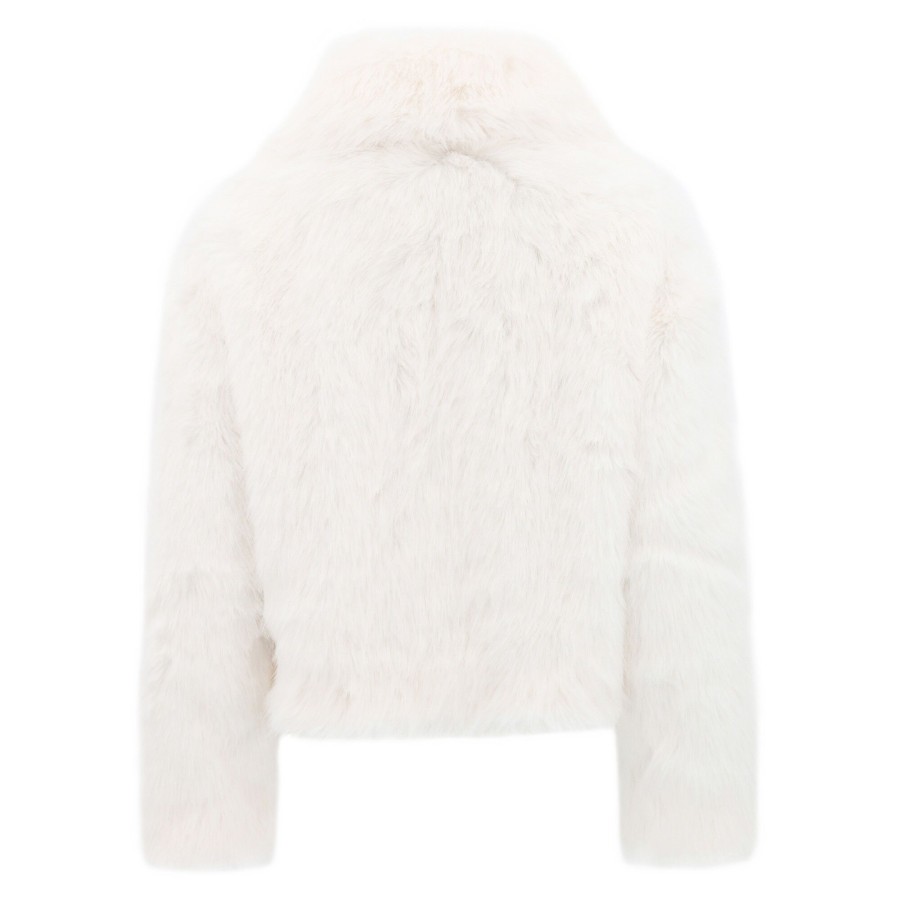 Clothing Apparis | Aubin Faux Fur Coat Off White
