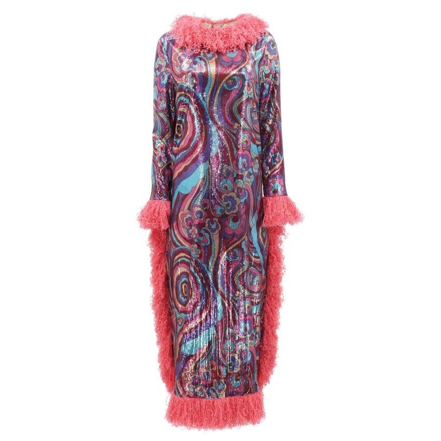 Clothing Celia B | Midnight Dress Purple Multi