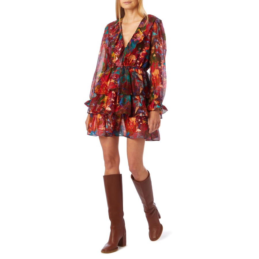 Clothing Marie Oliver | Una Tiered Skirt Dress Lotus