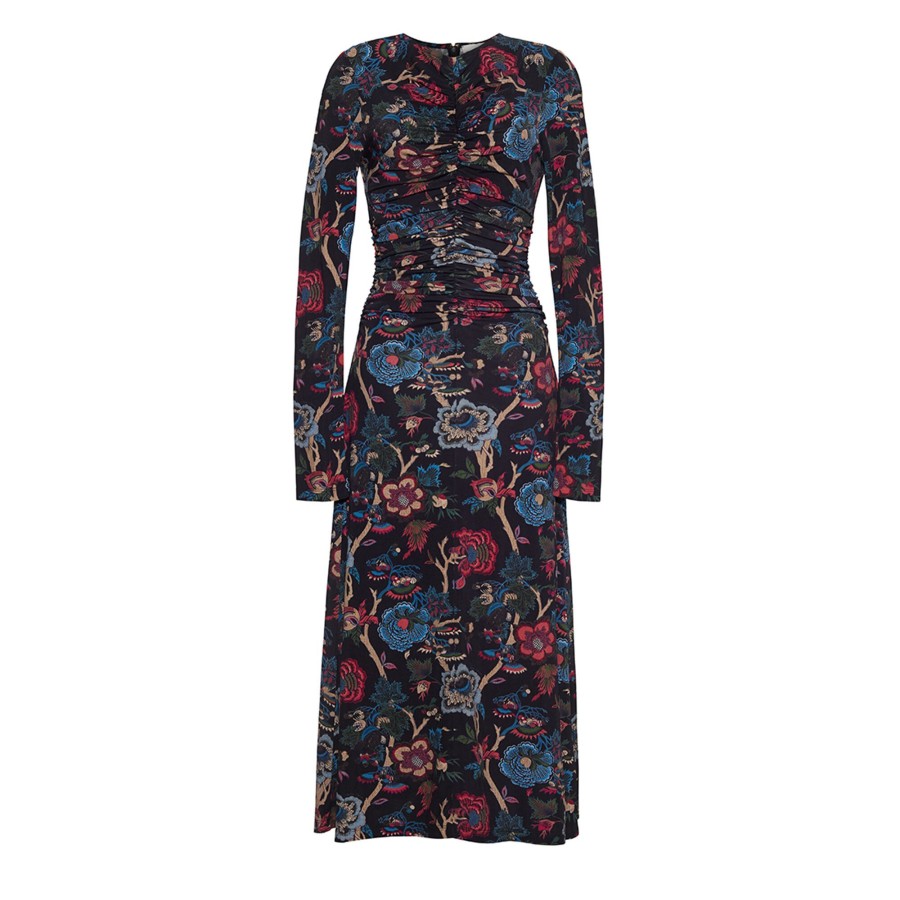 Clothing Cara Cara | Maisy Dress Black Baroque Floral