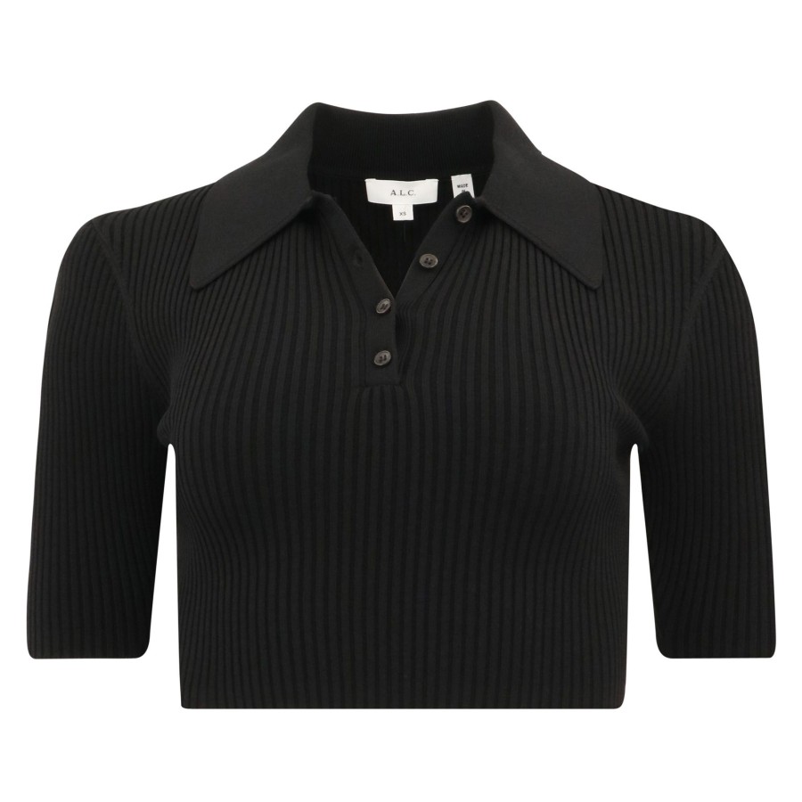 Clothing A.L.C. | Cropped Atlas Top Black