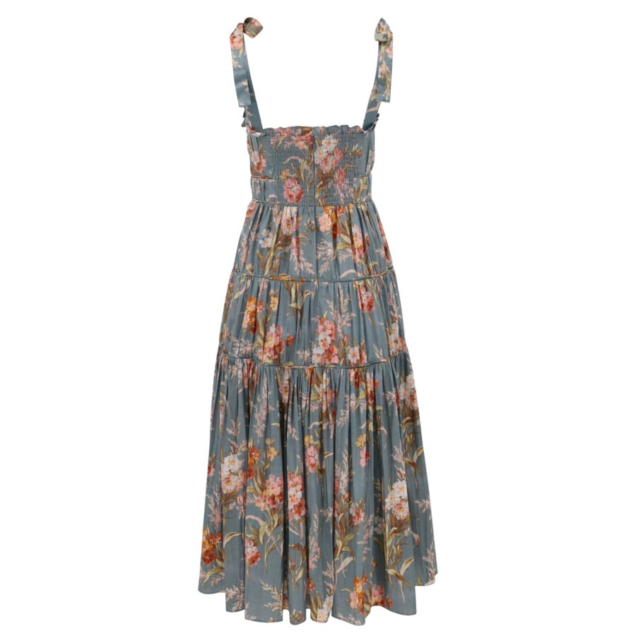 Clothing Christy Lynn | Mia Dress Blue Brocade