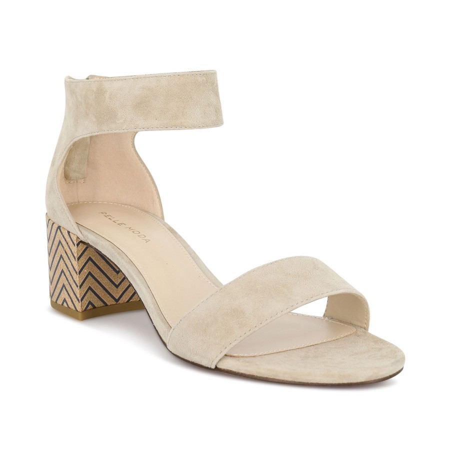 Shoes Pelle Moda | Urban Suede Heel Mushroom