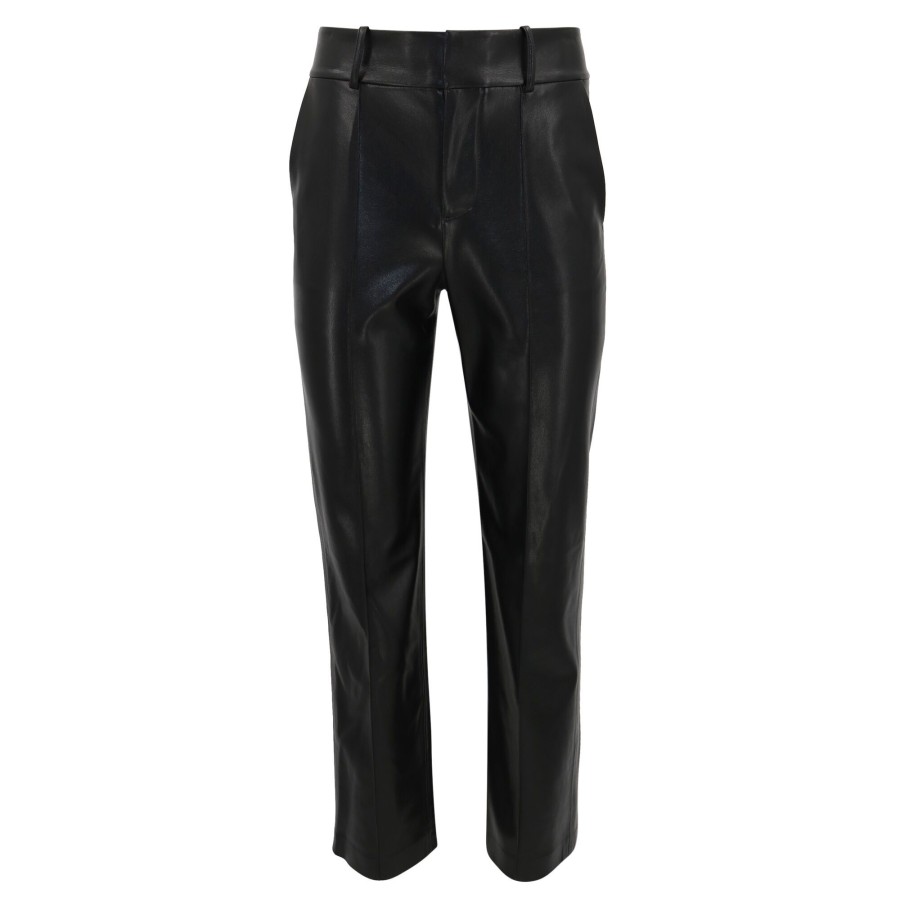 Clothing Alice + Olivia | Ming Vegan Ankle Pant Black