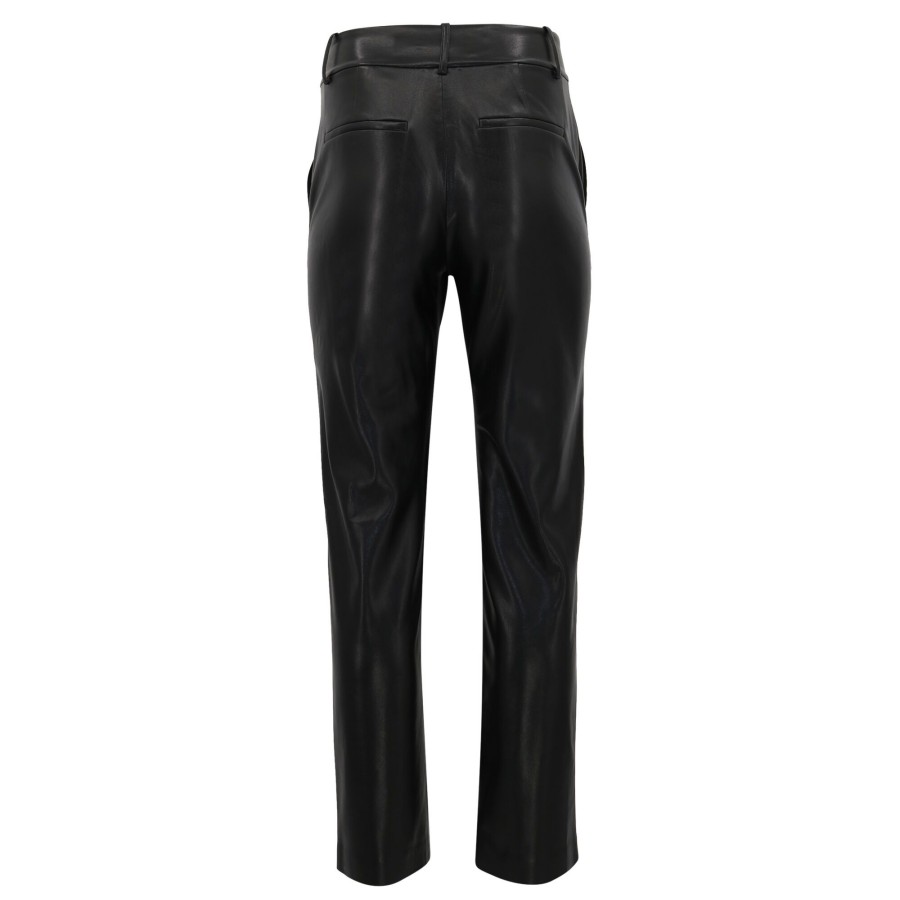 Clothing Alice + Olivia | Ming Vegan Ankle Pant Black