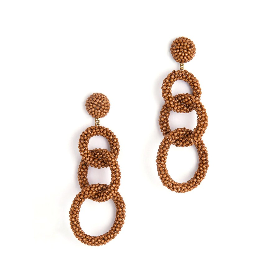 Jewelry Deepa Gurnani | Ember Earrings Navy