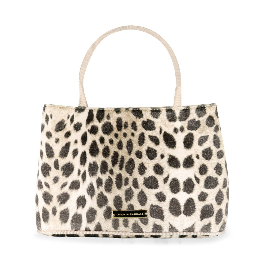 Handbags Loeffler Randall | Minnow Velvet Mini Tote Leopard