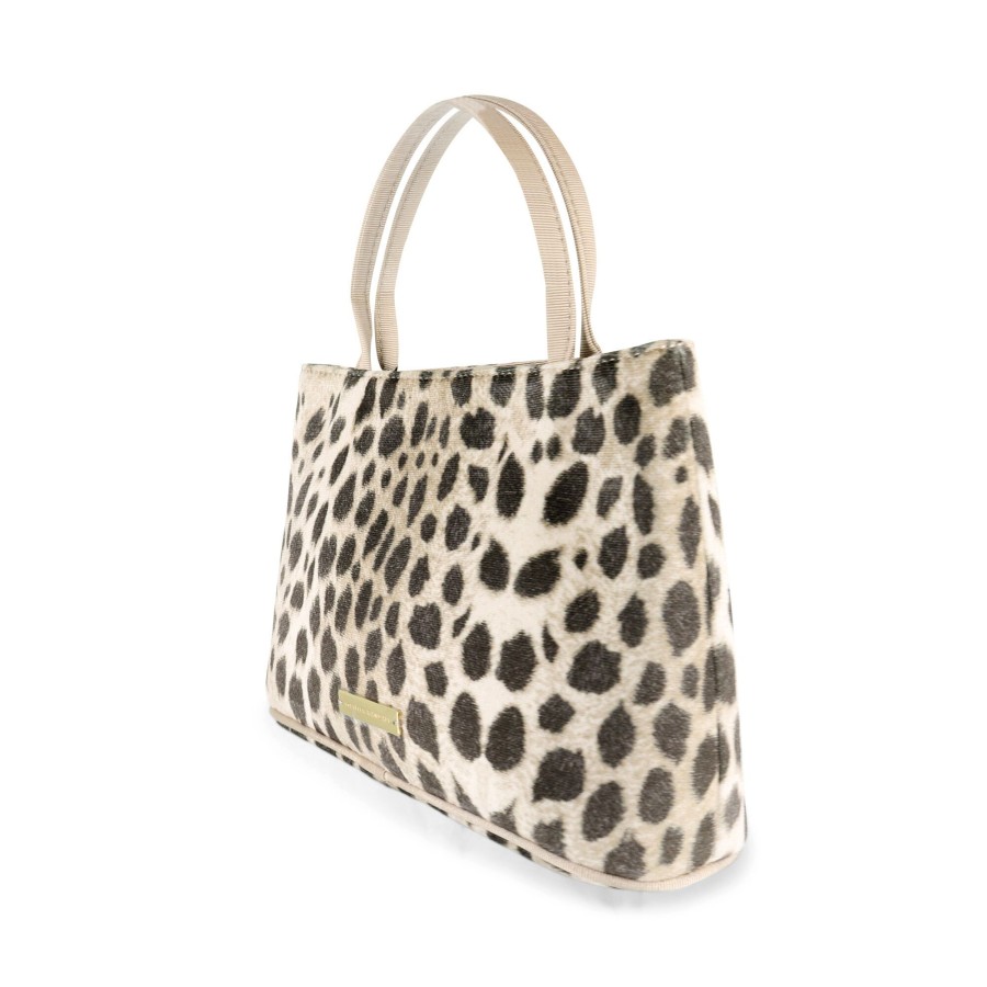 Handbags Loeffler Randall | Minnow Velvet Mini Tote Leopard