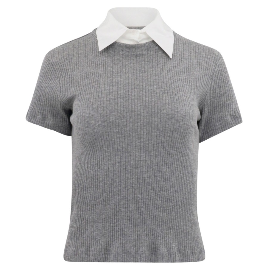 Clothing Twp | Boy Tee With Collar Ivory