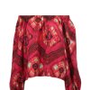 Clothing Ulla Johnson | Nadya Printed Blouse Wildrose