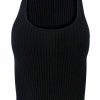 Clothing Simkhai | Cecilia Crop Top Black