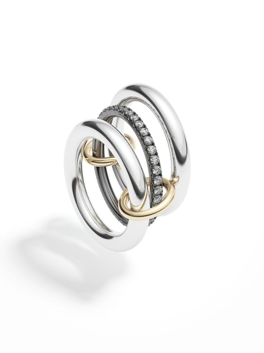 Jewelry Spinelli Kilcollin | Libra Gris Stack Ring 0.8Ct