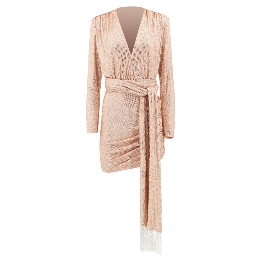 Clothing Bronx and Banco | Rihanna Straight Mini Dress Nude